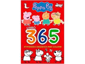 Livro Peppa Pig Livro 365 Atividades e Desenhos para Colorir