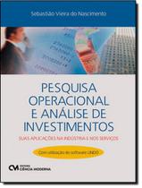 Livro - Pesquisa Operacional E Analise De Investimentos - CIENCIA MODERNA