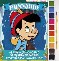 Livro - Pinóquio Livro para Pintar com Aquarela Livro - Pinóquio Livro para Pintar com Aquarela