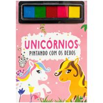 Livro - Pintando com os Dedos: Unicórnios Livro - Pintando com os Dedos: Unicórnios