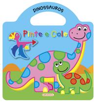 Livro - Pinte e Cole - Dinossauros
