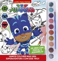 Livro - PJ Masks Livro para Pintar com Aquarela Livro - PJ Masks Livro para Pintar com Aquarela