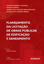 Livro - Planejamento da Licitação de Obras Públicas de Edificação e Saneamento Livro - Planejamento da Licitação de Obras Públicas de Edificação e Saneamento