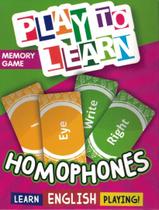 Livro - Play To Learn - Homophones