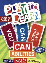 Livro - Play To Learn - Jogo De Cartas - Can Abilities - Ptl - Play To Learn