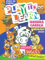 Livro - Play To Learn - Jogo De Cartas - Quebra-Cabeca Animais