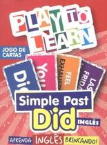 Livro - Play To Learn - Jogo De Cartas - Simple Past - Did Ingles - Ptl - Play To Learn