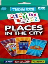 Livro - Play To Learn - Memory Game + Board Game - Places In The City