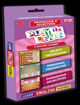 Livro - Play To Learn - Pronouns & Adjectives - 3 Board Games
