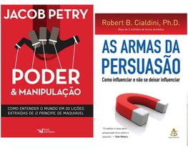 Livro Poder e Manipulação + As Armas da Persuasão - Sextante e Faro
