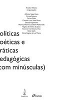 Livro - Políticas, poéticas e práticas pedagógicas (com minúsculas) Livro - Políticas, poéticas e práticas pedagógicas (com minúsculas)