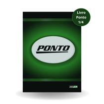 Livro Ponto Diário 1/4 160 fls Capa Dura São Domingos para Controle de Horário de Funcionários Empregadas Domésticas