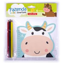 Livro - Pop cores divertidas com lápis - Fazenda