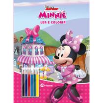 Livro - Pop gigante ler e colorir com lapis - Minnie