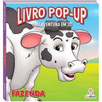 Livro Pop-up: Fazenda - Embarque em aventuras incríveis e descubra animais e cenas interativas em 3D com este livro encantador para crianças!