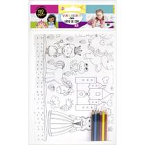 Livro-Pôster Para Colorir: Princesa