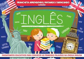 Livro - Prancheta aprender, pintar e brincar - Inglês - Supersérie Livro - Prancheta aprender, pintar e brincar - Inglês - Supersérie