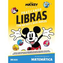 Livro Praticando Libras com Mickey e Seus Amigos Disney: Matemática