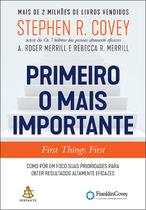 Livro - Primeiro o mais importante Livro - Primeiro o mais importante