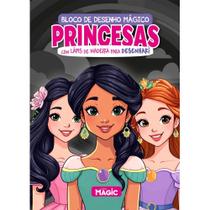 Livro Princesas - Bloco de Desenho Mágico Livro Princesas - Bloco de Desenho Mágico