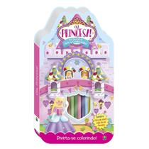 Livro Princesas Meu Superkit De Colorir C/ 16 Desenhos 12 Lápis E Acess. - Todolivro Livro Princesas Meu Superkit De Colorir C/ 16 Desenhos 12 Lápis E Acess. - Todolivro
