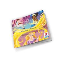 Livro princesas mundos mágicos com massa estrela