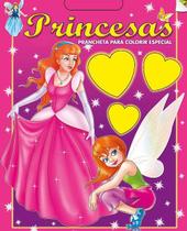 Livro - Princesas - Prancheta para colorir - Especial Livro - Princesas - Prancheta para colorir - Especial