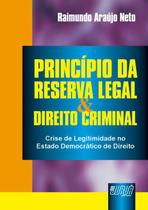 Livro - Princípio da Reserva Legal & Direito Criminal