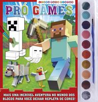 Livro - Pró-Games Livro para Pintar com Aquarela