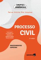 Livro - Processo Civil - Procedimentos Especiais - Coleção Sinopses Jurídicas - 17ª Edição 2024