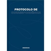 Livro Protocolo Correspondência 1/4 100 Folhas 154X216MM Pacote com 5