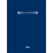Livro Protocolo de Correspondência 1/4 - 50 Folhas, Pacote com 10