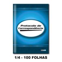 Livro Protocolo de Correspondencia 1/4 com 100 Folhas Sao Domingos - SAO DOMINGOS - IMPRESSOS