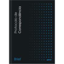 Livro protocolo de correspondência 1,4 104 folhas Spiral