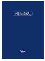 Livro protocolo de correspondência capa dura 100fls baag Livro protocolo de correspondência capa dura 100fls baag