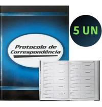 Livro Protocolo de Correspondência Pacote Com 5un - São Domingos