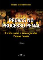 Livro - Provas No Processo Penal: Estudo Sobre A Valoração Das Provas Penais