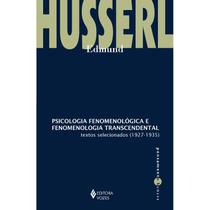 Livro - Psicologia fenomenológica e fenomenologia transcendental
