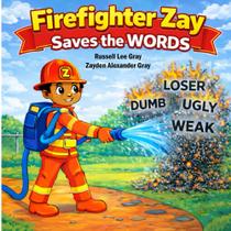 Livro publicado de forma independente Firefighter Zay salva as palavras