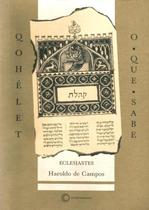 Livro - Qohelet/O-Que-Sabe: Eclesiastes