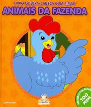 Livro Quebra-Cabeça com Rimas - Animais da Fazenda - Blu Editora