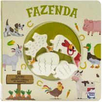 Livro Quebra-Cabeça de Madeira - Fazenda