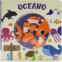 Livro Quebra-Cabeça de Madeira - Oceano