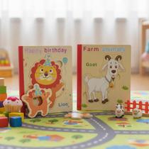 Livro Quebra Cabeça Em Mdf Método Montessori Educacional Infantil Didático VMP Colorido