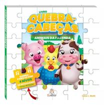 Livro Quebra-Cabeca Grande: Animais da Fazeda Blu Editora Única