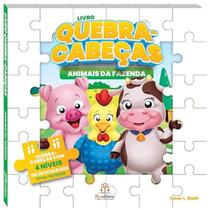 Livro quebra-cabeça grande - Animais da fazenda - BLU Livro quebra-cabeça grande - Animais da fazenda - BLU