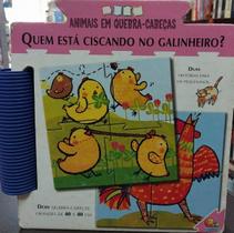 Livro: Quem Está Ciscando no Galinheiro Animais em Quebra-Cabeça (Novo, Lacrado)