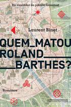 Livro - Quem matou Roland Barthes?