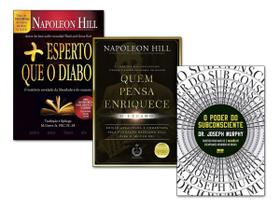 Livro Quem Pensa Enriquece + Mais Esperto Que O Diabo+ Poder Subconsciente - Citadel e BestSeller