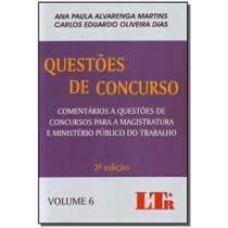 Livro - Questoes De Concurso - Vol. 06 - 2Ed/13 - Ltr Editora